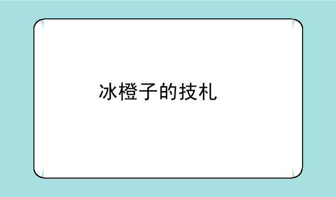 冰橙子的技术特点