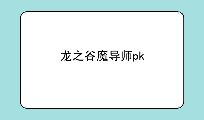 龙之谷魔导师pk