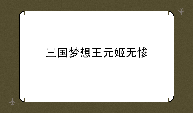 三国梦想王元姬无惨